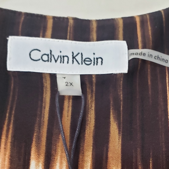 NWT Calvin Klein wrap blouse - Sz 2X - Picture 3 of 5